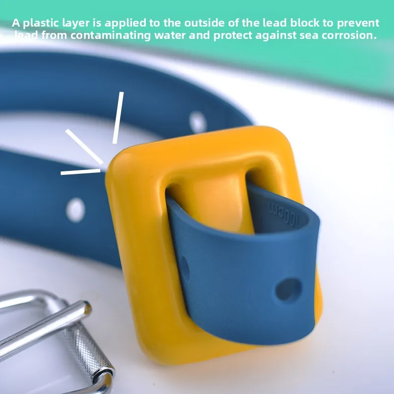 Cinturón de Lastre para Buceo Tellsor con Hebilla de Liberación Rápida, Cinturón de Cintura para Buceo Libre, Equipo de Snork...