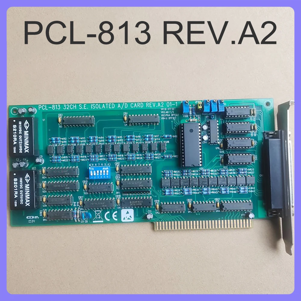 

Data Capture Card 32-Channel Single Ended Isolated AD Card Converter For Advantech PCL-813 REV.A2