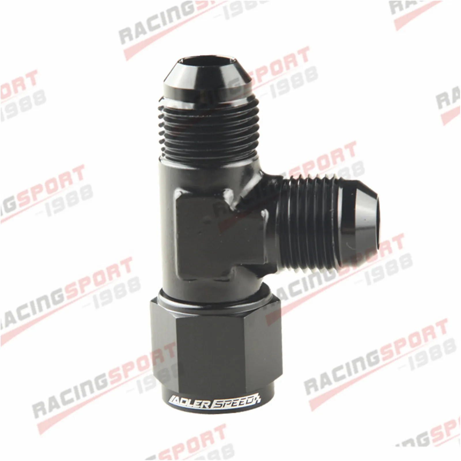 الألومنيوم مضيئة المحملة المناسب AN4 AN6 AN8 AN10 AN12 ذكر مع 4AN 6AN 8AN 10AN 12AN أنثى قطب على الجانب محول أسود