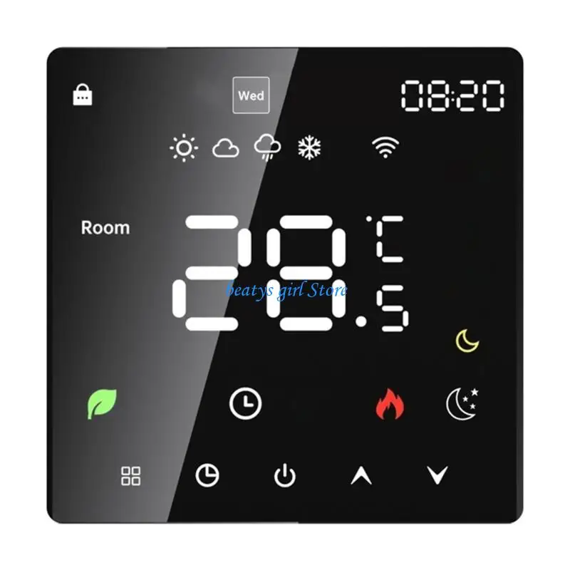 C7AB Remote Control Digital Thermostat 3A Capacity For Floor Heating Systems