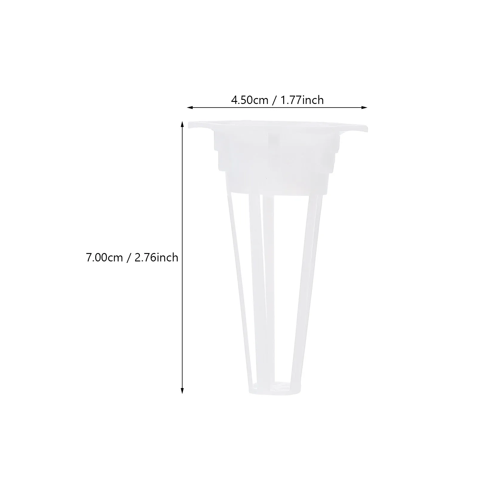 50Pcs Planting Basket Plastic Material Hydroponic Basket for Soilless Plant Germination Garden Accessories Garden Supplies