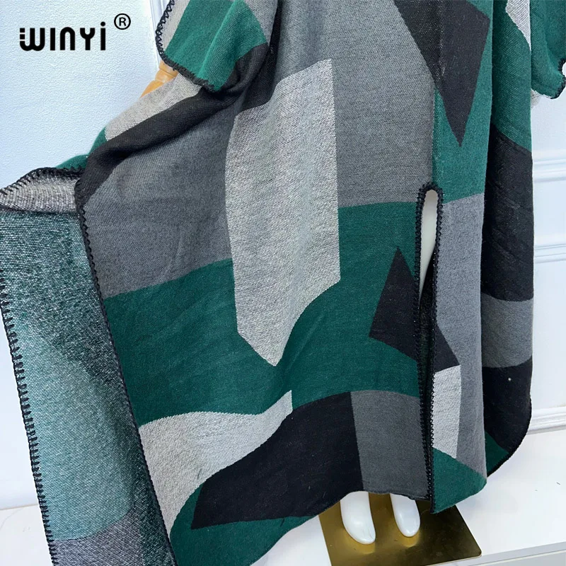 WINYI Africa winter long cloak holiday kaftan evening long dresses Elegant robe African Women Caftan women abaya dubai luxury