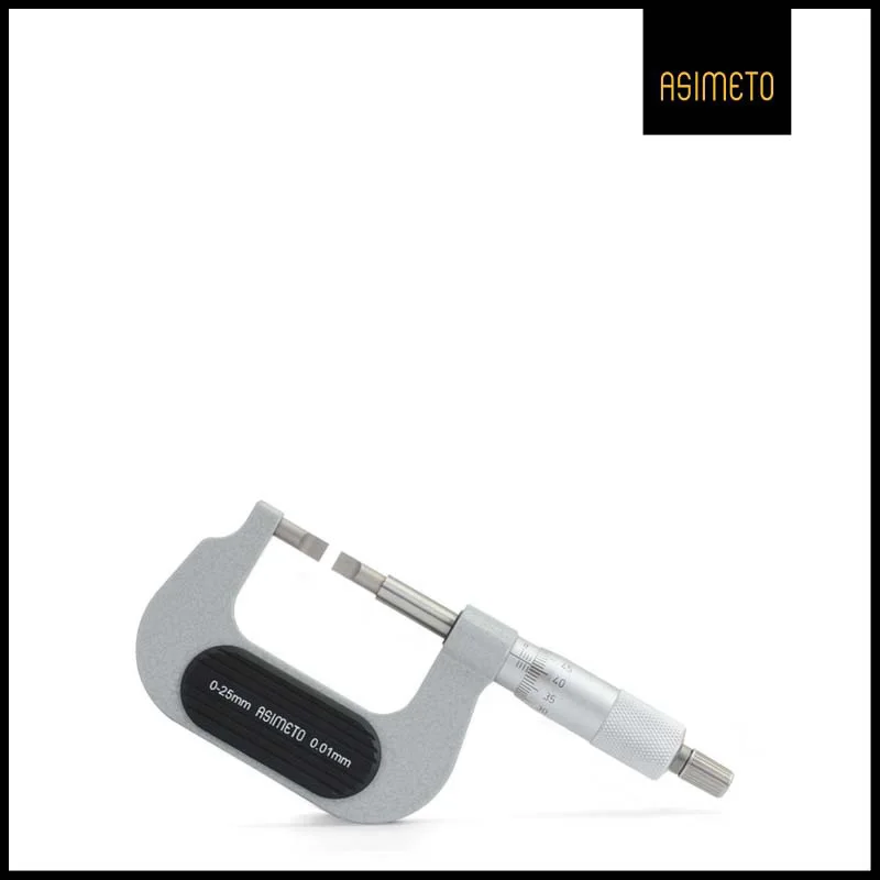 Asimeto Non-rotating spindle Type A and type B anvil graduation 0.01mm Mechanical Blade Micrometers