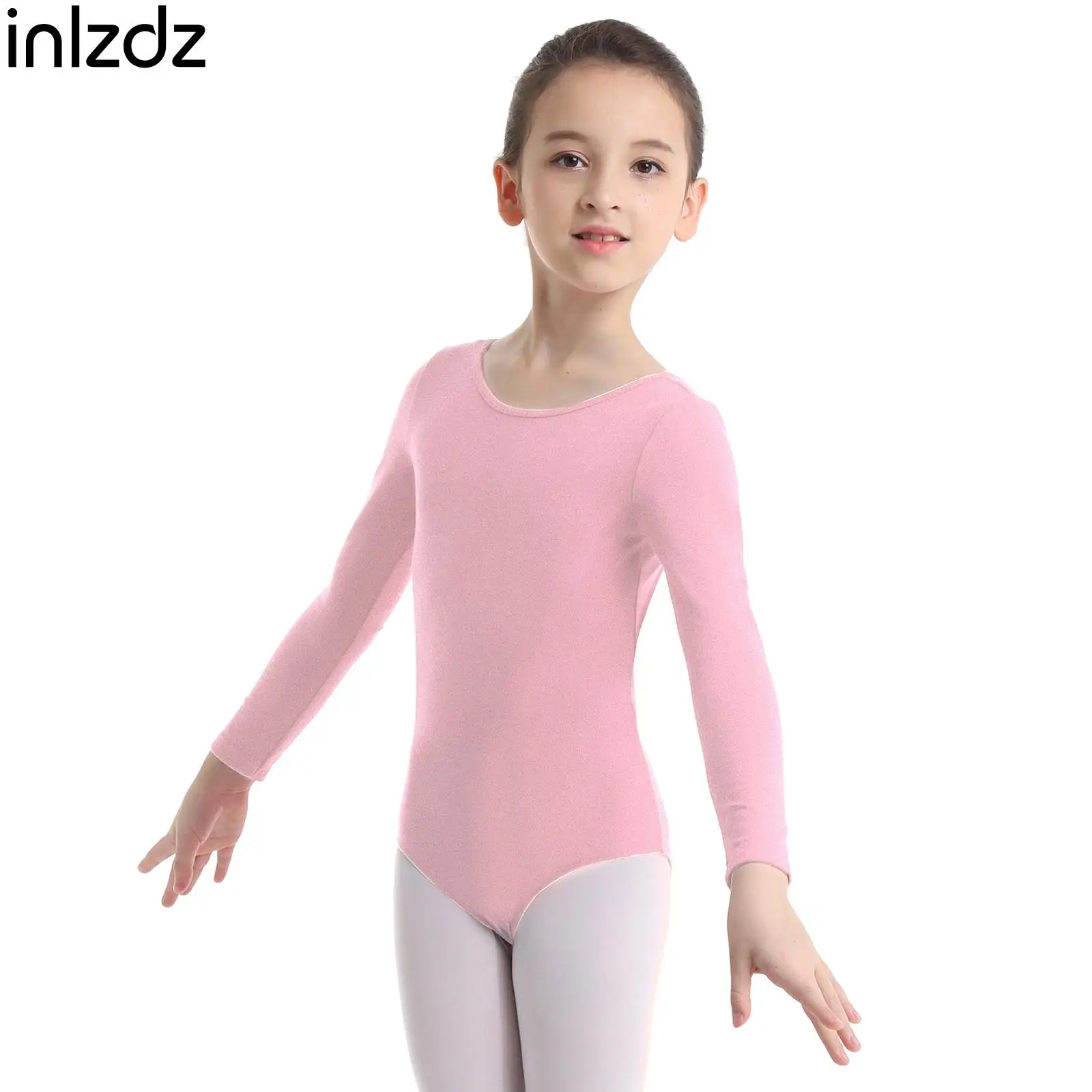 

Girls Long Sleeve Ballet Dancer Leotard Dress