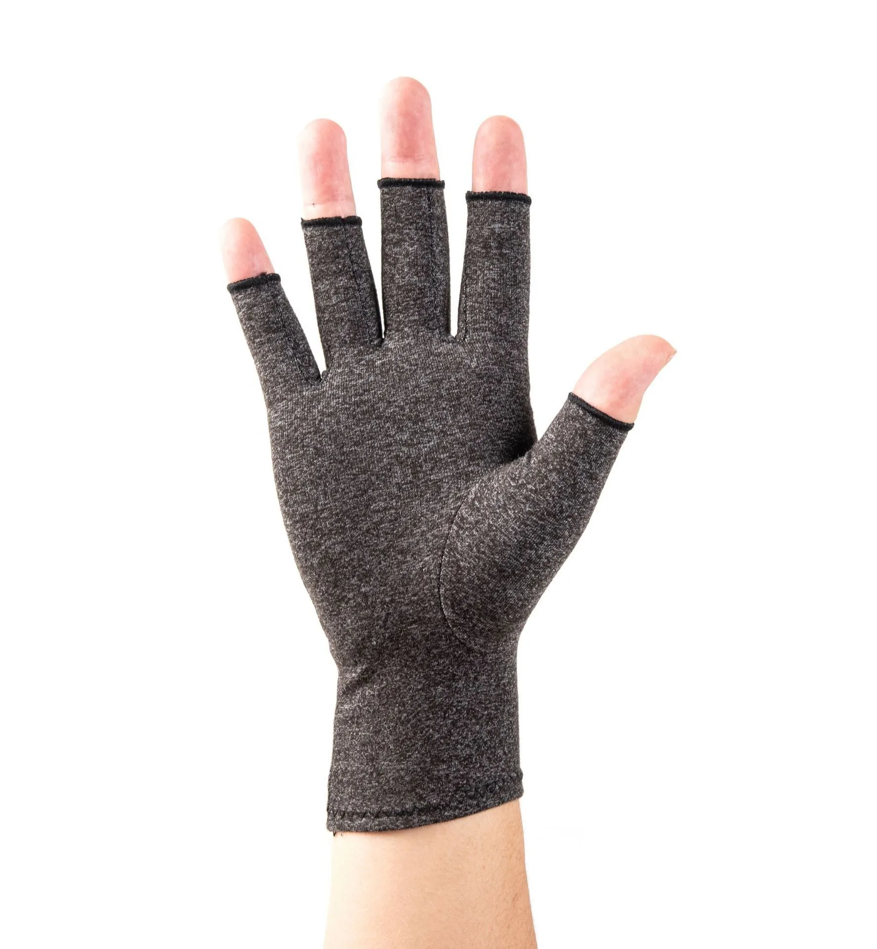 2 Pairs Arthritis Gloves Fingerless Compression Gloves Women Men for RSI,Carpal Tunnel, Rheumatoid, Tendonitis