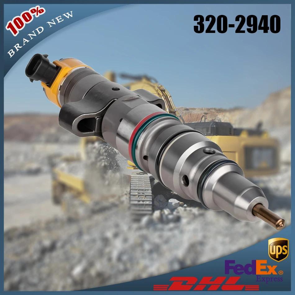 

1pcs Machinery Diesel Engine Parts 320-2940 Common Rail Fuel Injector 3202940 Suitable for Caterpillar C9