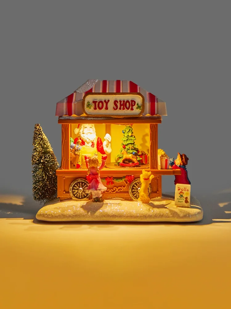 عيد الميلاد الإبداعية زخرفة صندوق تشغيل الموسيقى هدية عيد الميلاد