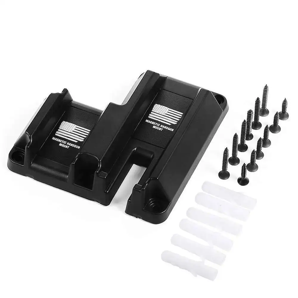 Picture 3: Magnet Gun Mount Holster For Glock 17/19/26 Taurus Car Concealed Universal Pistol Magnetic Holster Airsoft Accessories