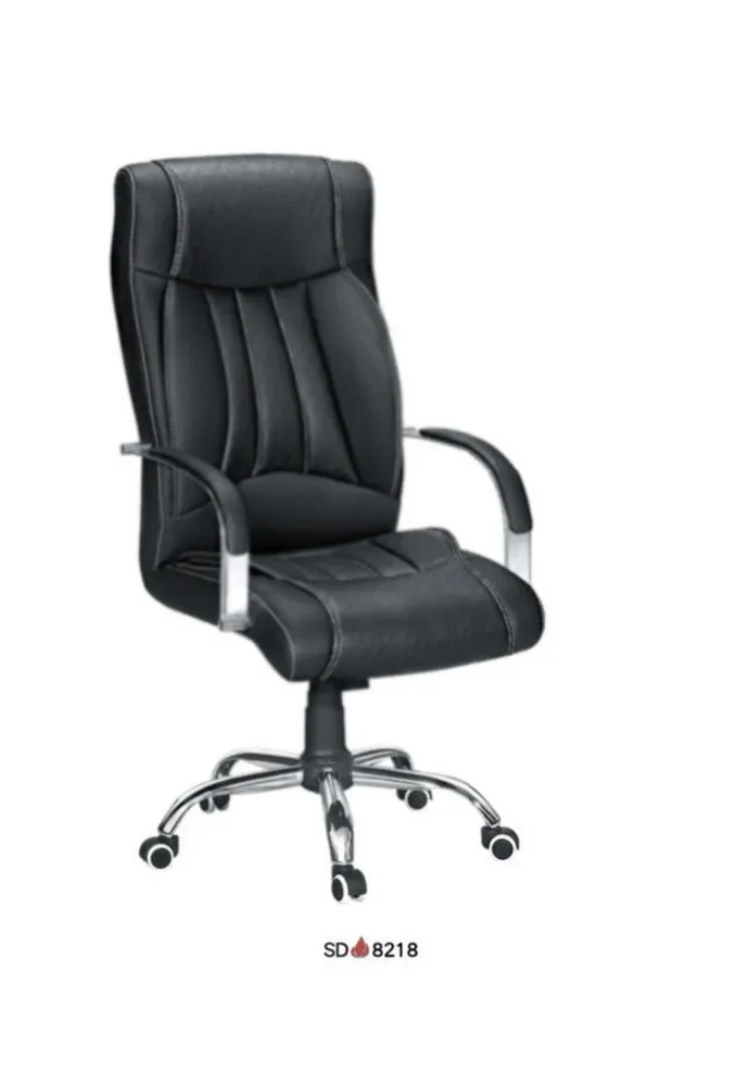 Modern design luxury Leather office chair High back with armrest