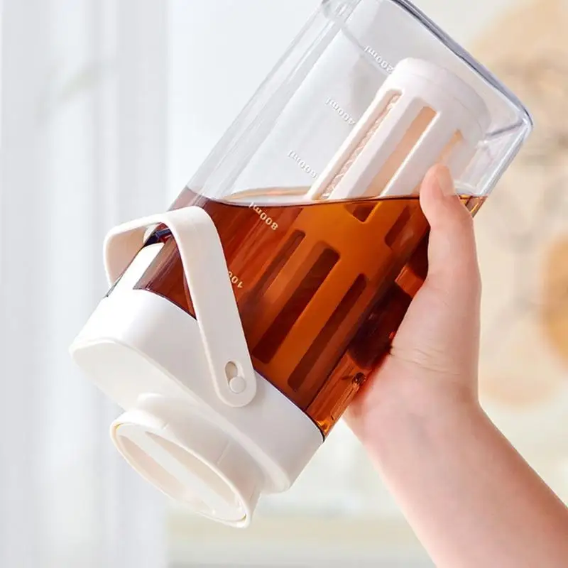 Innovative Plastic Cold concoct Container With Fine net Filter For Handcrafted Iced Coffee 55KF