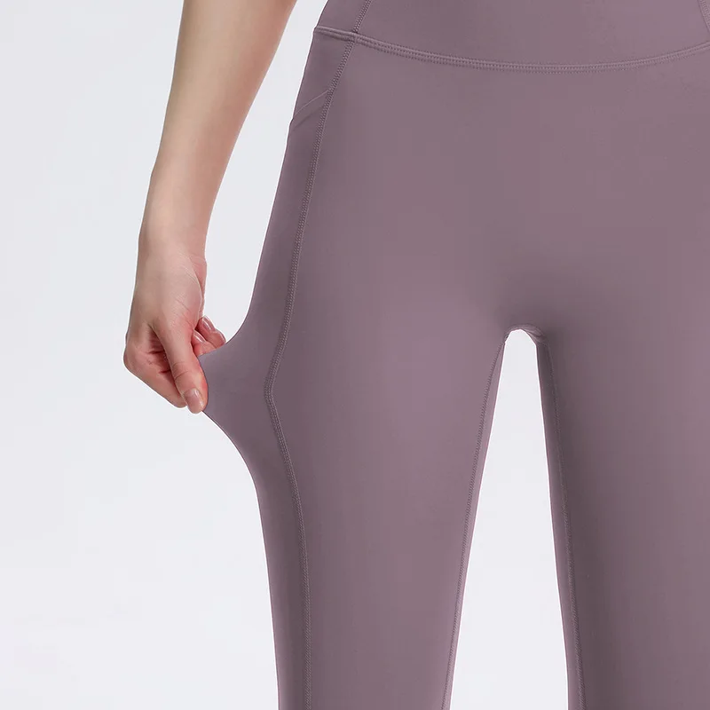 Yoga pants for women, high-waisted, tummy-tightening, hip-lifting, slimming, high-end, running, gym, cycling pants