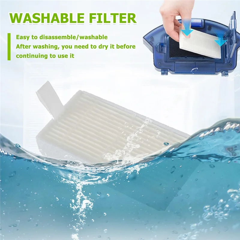 

ABNO-For Ilife V5 V5S V3 V3S V5S V50 Pro V55 X5 Sweeping Machine Accessories For Ilife Robot Vacuum Filters