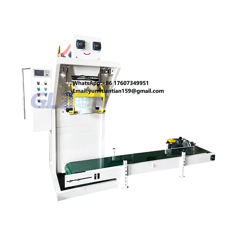 Open Bag Packaging Machine for Organic Fertilizers Containing Moisture, Corrosive Soil, Organic Soil and Bulk Materials