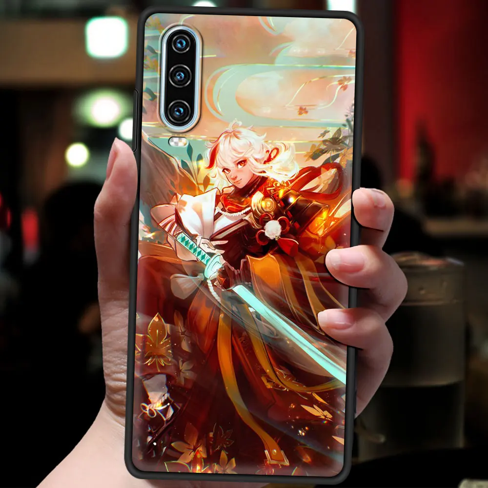 Genshin Auswirkungen Anime Telefon Fall Für Huawei P30 P40 Lite E P50 P20 Pro Y9 Y7 Y6 2019 P Smart 2021 Z Y6p Y7a Y9s Abdeckung Silikon