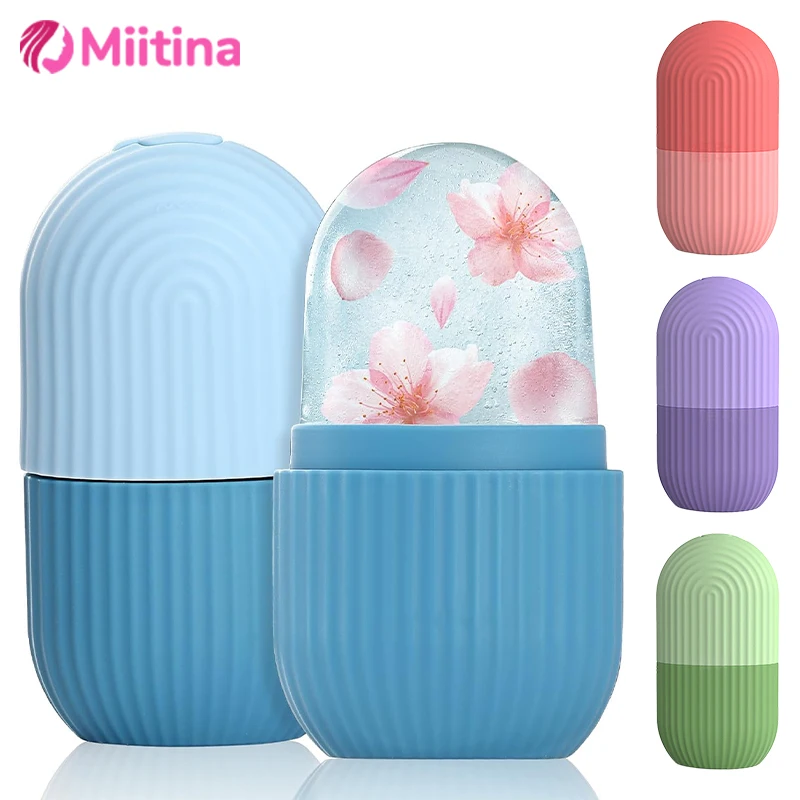 

Silicone Ice Face Roller Facial Massager Face Massage Roller Face Lifting Beauty Skin Care Tools