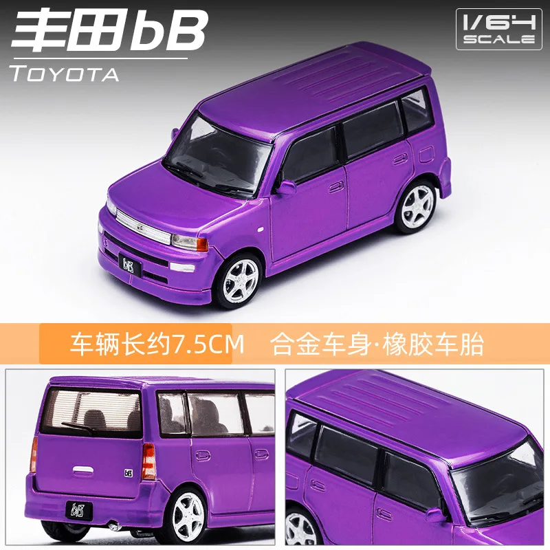 1:64 Toyota Bb Small Proportion Simulation Alloy Static Car Model