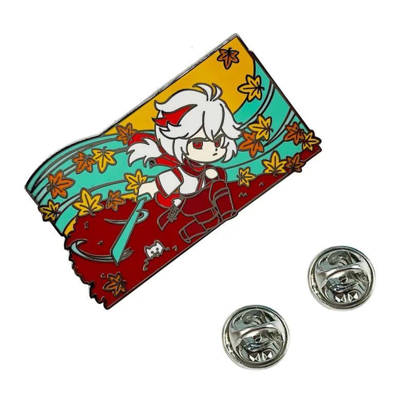 

Japanese Anime Game Brooch for Clothes Hard Enamel Pin Men Lapel Pins for Backpack Iron Badges Fashion Jewelry
