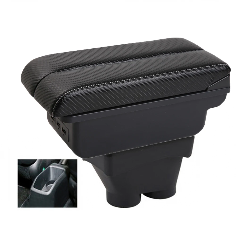 Opbergdoos voor de middenconsole met armsteun en elleboogondersteuning, voor de bestuurderszijde van een Peugeot 208, een accessoire voor het interieur van de auto.