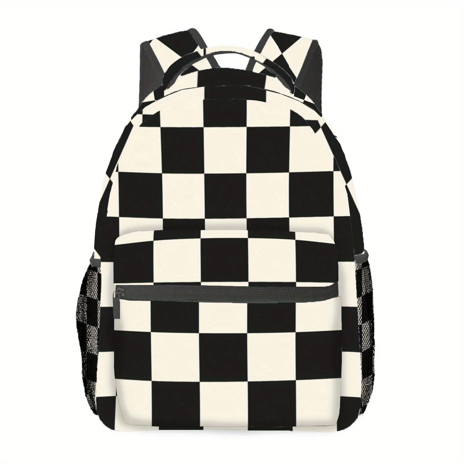Travel And Commuting Fashion Sports Personality Double Shoulder Printed Backpack Casual Style Large Capacity Light Weight