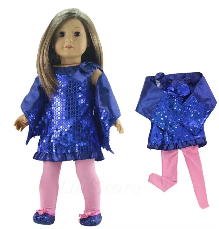 1 set schöne Freizeit kleidung Puppen kleidung für 18 Zoll amerikanische Puppe viele Stil für Wahl a90 – Detail 2