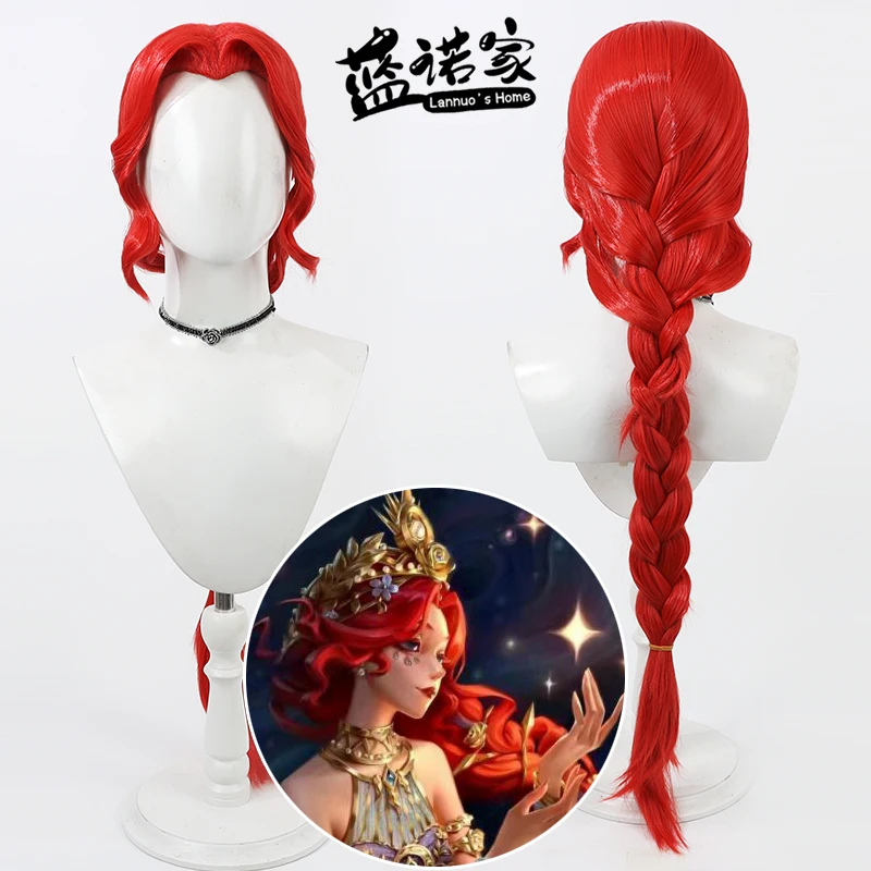 

Anime Identity V Grace Cosplay Wig Halloween Carnival Party Props Synthetic Hair Heat Resistant Fiber + Wig Cap