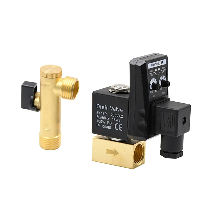 

Manufacturer Digital Auto Drain Solenoid Valve with Timer