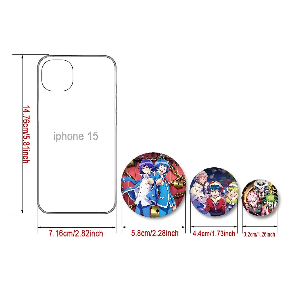 Welcome To D-Demon School! Iruma Kun Badges Fashion New Hip Hop Versatile Round Metal Badge Cartoon Pin Gift Wholesale