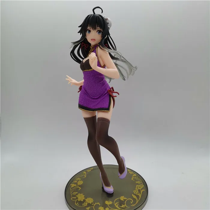 No box 2021 Japanese original anime figure Yukinoshita Yukino cheongsam ver aciton figure collectible model toys for boys