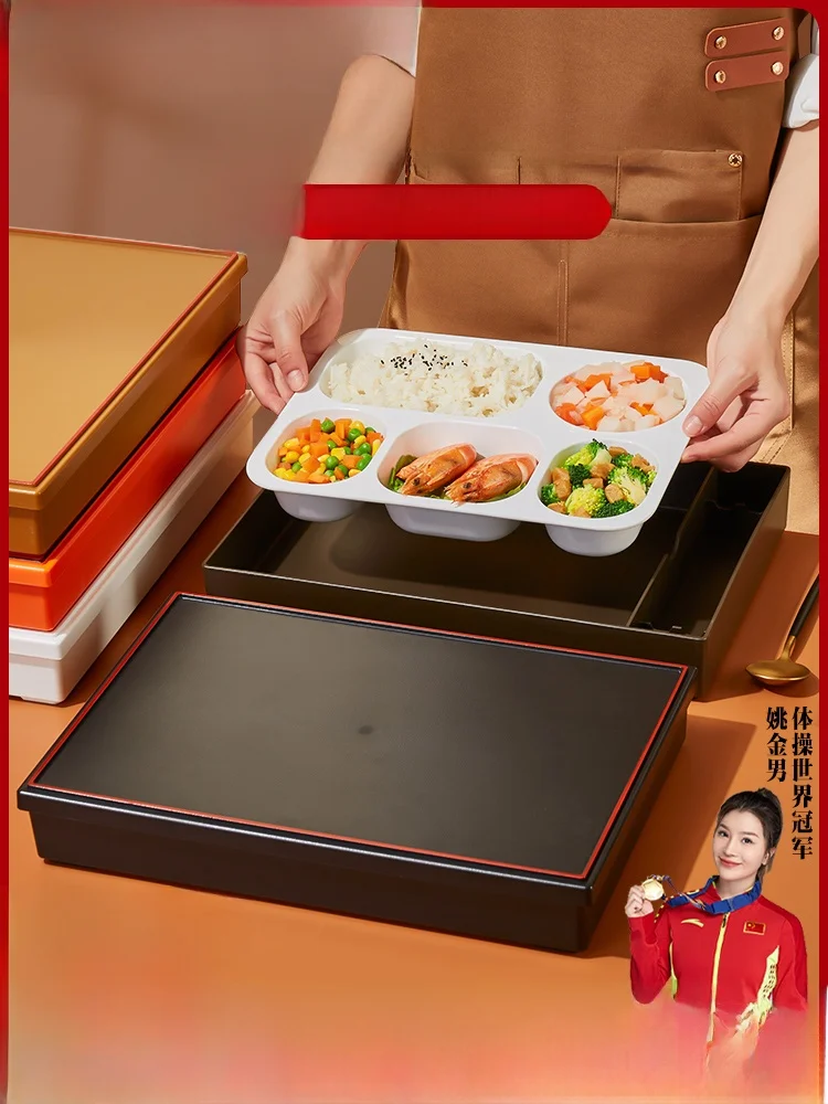boite-a-dejeuner-japonaise-sle-busin-avec-baguettes-et-cuillere-assiette-repas-compartimentee-couvercle-interieur-en-melamine-resistant-a-la-chaleur-pour-les-reunions