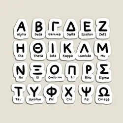 Greek Alphabet  Magnet Funny Kids Cute Holder Colorful for Fridge Organizer Home Refrigerator Toy Stickers Children Decor