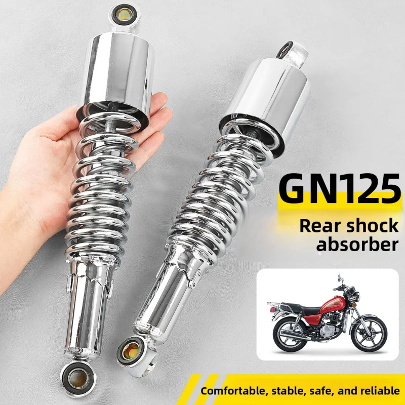 

Motorcycle GN125 rear shock absorber, Taizi 125 shock absorber rear fork shock absorber with thickened spring accessories