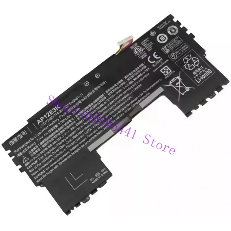 Brand New Compatible with for ACER Aspire S7-191 AP12E3K Laptop Internal Battery