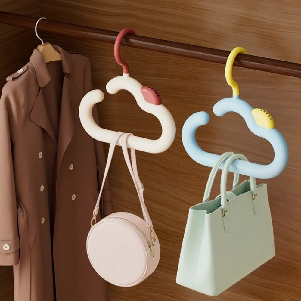 Cloud-Shaped Design Multi-Purpose Hanger Hanging Rack Plastic Material Closet Hook Organizer Multifunctional Plastic Hanger