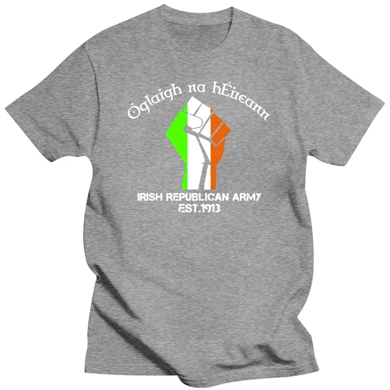 Oglaigh na hEireann Irish republican army Cool Irish shirt  Summer graphic t shirts  harajuku  men clothing  oversized t shirt