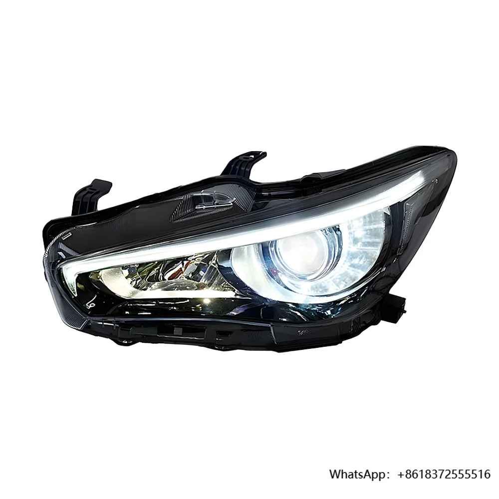 

Car Front Lamps for Infiniti Q50 Q50L 2015-2022 LED Auto Headlights Assembly Upgrade High Configure Projector Lens Accessories