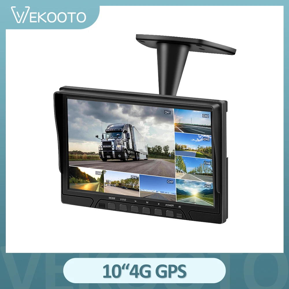 8 inch HD LCD Car Headrest Monitor HDMI/VGA/AV/USB/SD TV&PC DVD Player Camera Car Rear View Monitor Parking Rearview System