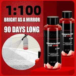 Auto Shampoo, leistungsstarker Reiniger, Hoch konzentriertes Verdünnungsverhältnis 1: 100, Autowaschmittel, Shampoo, Autoreinigungsmittel, 100 ml 10 Hauptverkaufshampoozeira für Auto - №2
