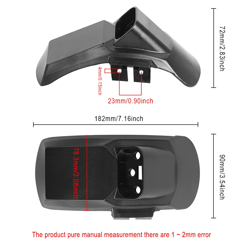

Water Flap Replacement Parts for Kukirin G2 Pro DB Electric Scooter, Front and Rear Wheel Fenders, Long-Term Use