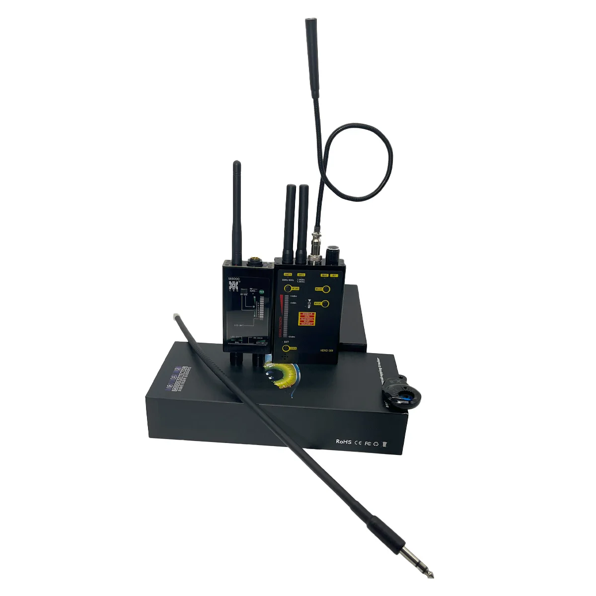Wireless Detector, Wide Frequency Range for GPS, GSM, RF Signal Detection & Privacy Guard anti spy dagets Hidden Bug Detector
