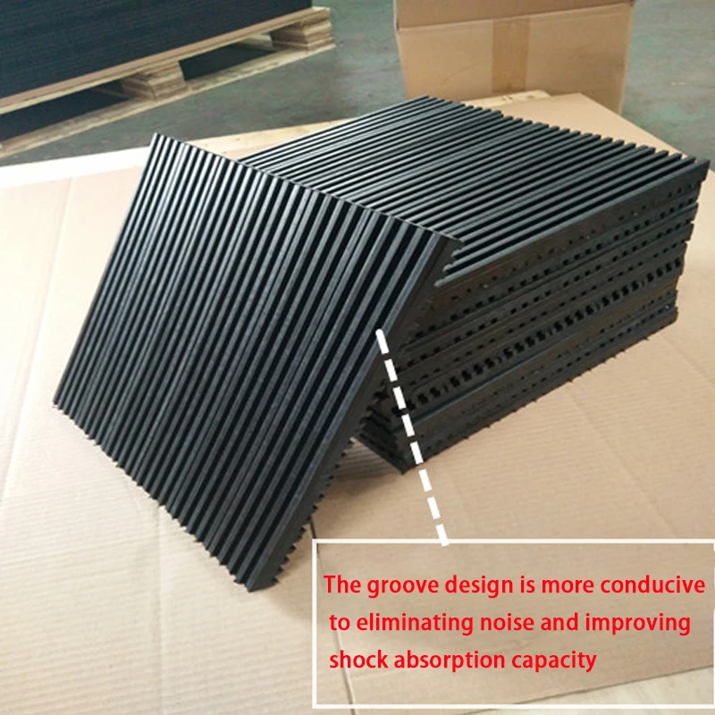 Rubber Shock Absorbing Pad Buffer Block Air Conditioner Outdoor Unit Water Pump Sound Insulation Noise Reduction Anti-Slip Pad