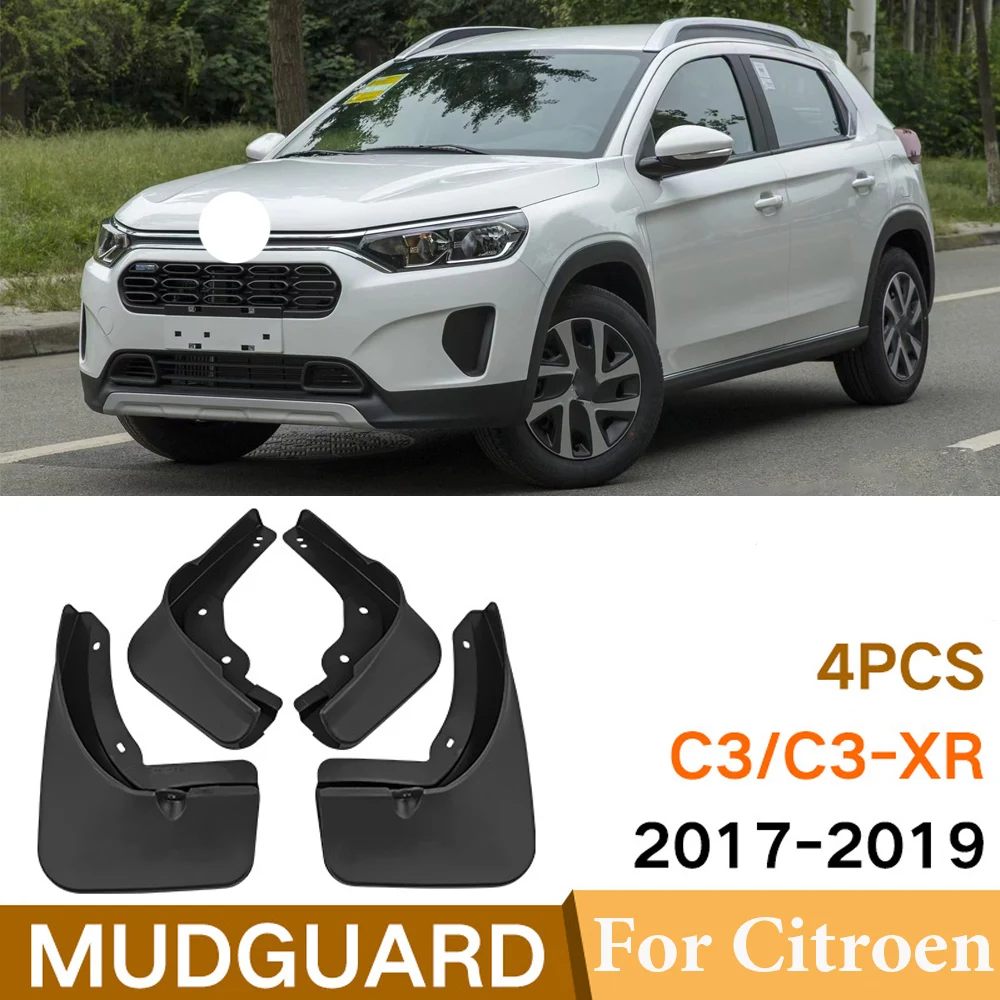 

Car Mudguards For Citroen C3/C3XR 2017~2019 MudFlaps Mud Guard Splash Fender Front Rear Wheel Car Accessories 4PCS