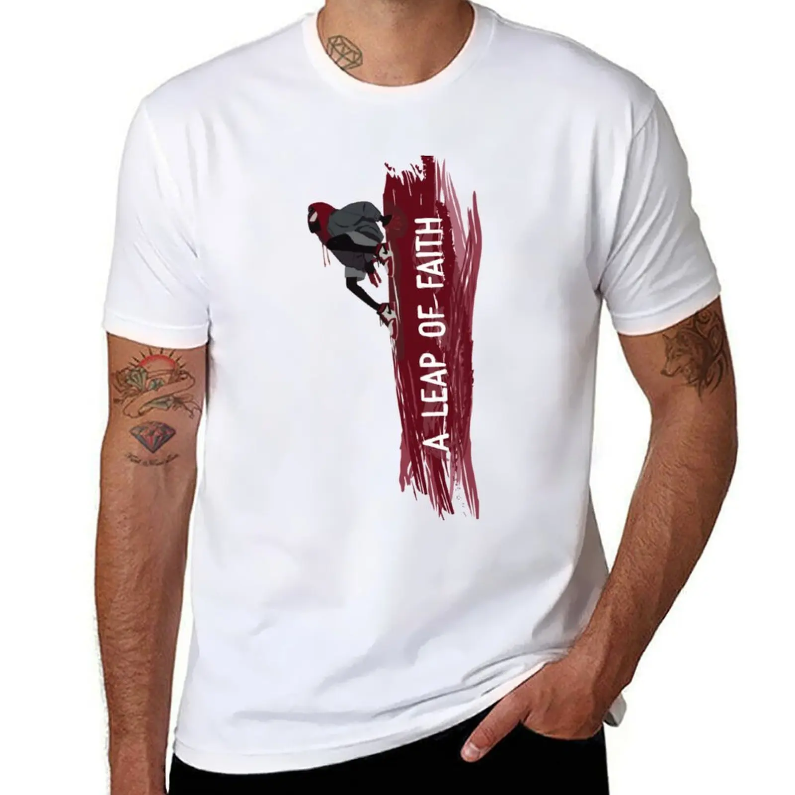 

A Leap of Faith T-Shirt graphic tee shirt oversized Personalized t-shirt men t shirts