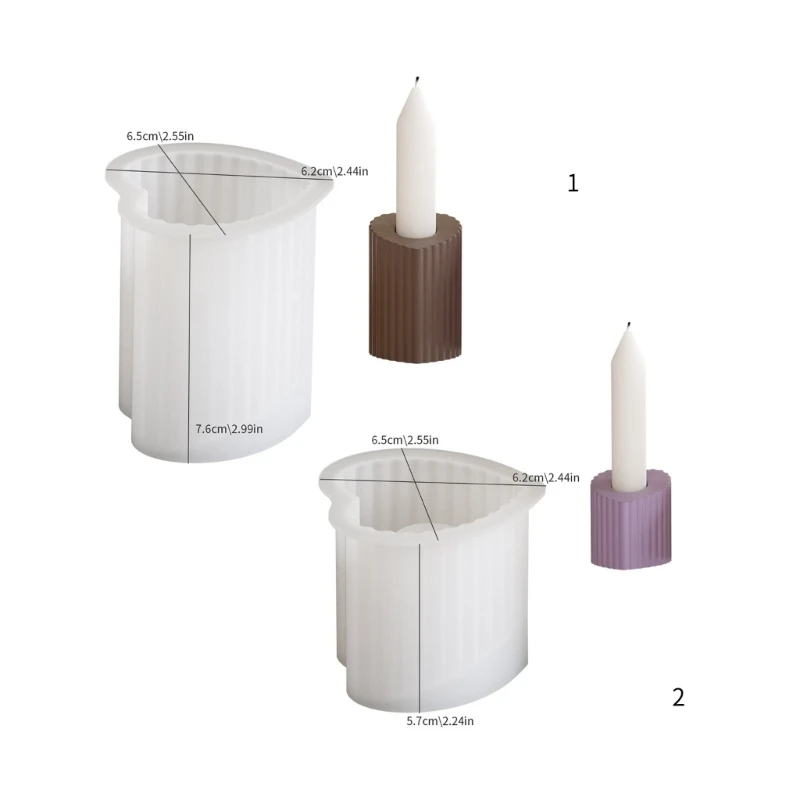 ชุดแม่พิมพ์ซิลิโคน DIY ชุดสำหรับการประดิษฐ์ผู้ถือเทียนเรซินเพิ่มสัมผัสศิลปะให้กับบ้าน decosr ด้วยการออกแบบลายเส้น y08e