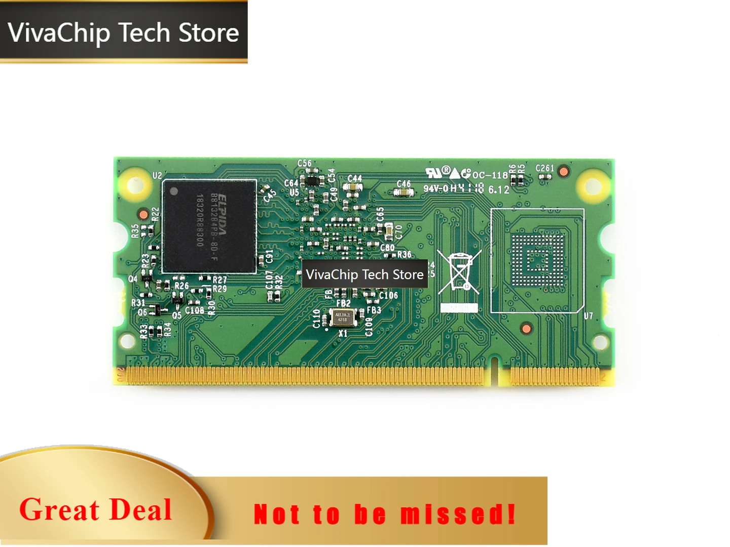 VivaChip TechWaveshare Wholesale Original Official Raspberry Pi Compute Module 3+ LITE/8G/16G/32G CMIO Board V3 CM3+ BOARD KIT