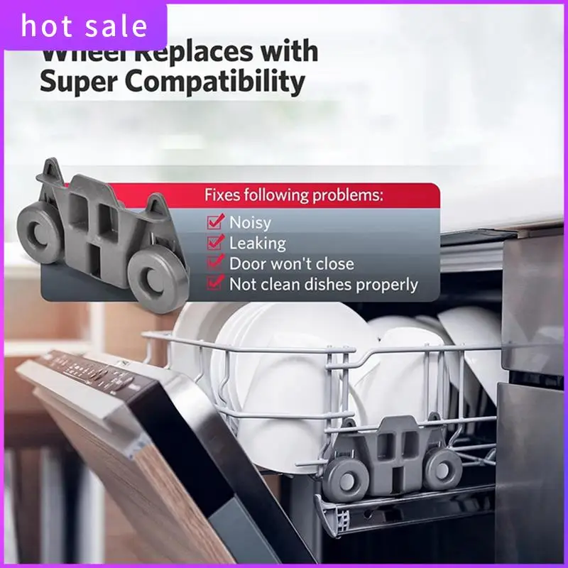 

Upgrad W10195416 Dishwasher Wheels Lower Rack For Kitchenaid Whirlpool Maytag Kenmore Dish Rack Replacement Accessories 4 Pack