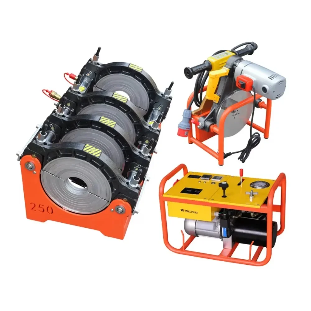 Hot Sale Aluminum Welding Machines 90-250mm HDPE Butt Fusion China Factory Price 20 Years of Experiences