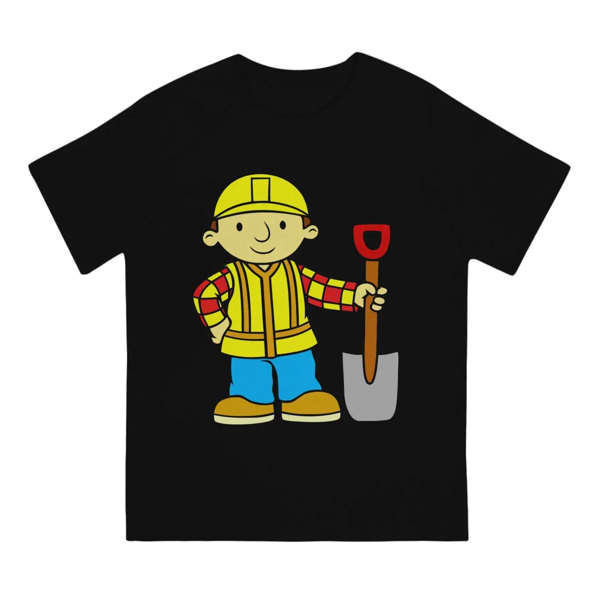 Trending Newest TShirts Bob The Builder Cartoon Men Harajuku Fabric Streetwear T Shirt O Neck 