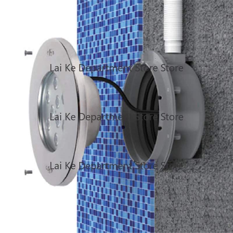 Colorful RGB Underwater Pool Light, Civil Pool IP68 Embedded LED Outdoor Underwater Light
