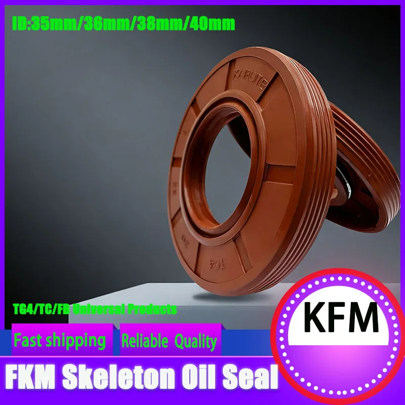 TG4/TC FKM Skeleton Oil Seal, KFM Material,  Oil Resistant, High Temperature Resistant, Corrosion Resistant Rotary Shaft Seal