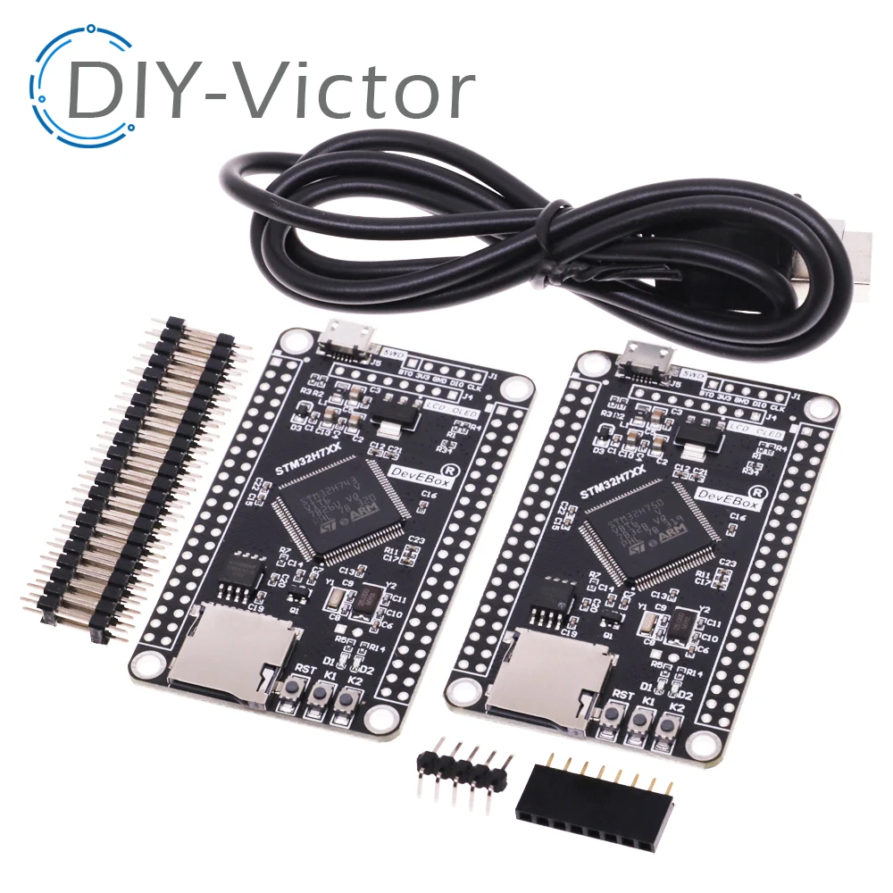 STM32H750VBT6 STM32H743VIT6 STM32H7 Development Board STM32 System Board M7 Core Board TFT Interface with USB Cable